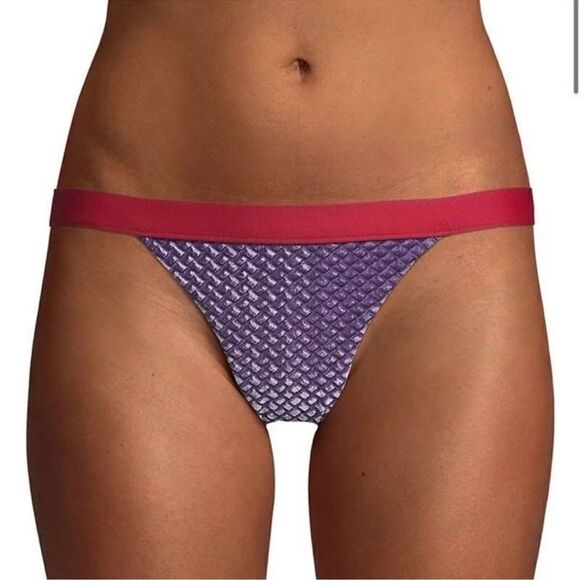 Onia Purple Rain Diamond Bikini Top Small Bottom XS NWT - Picture 5 of 10